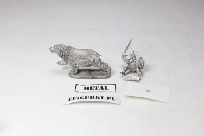 Dwarf Bear Rider King. Grenadier Metal 53