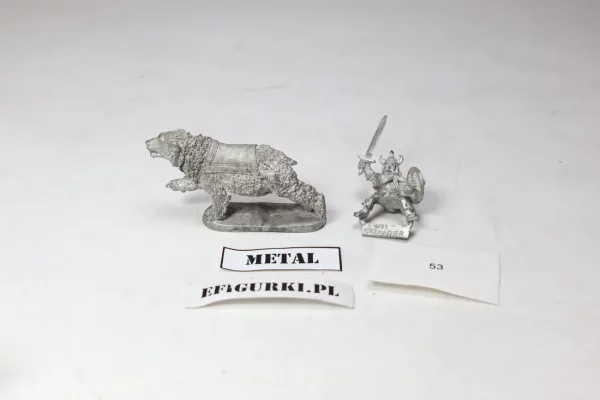 Dwarf Bear Rider King. Grenadier Metal 53