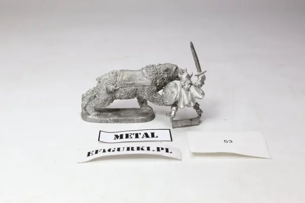 Dwarf Bear Rider King. Grenadier Metal 53