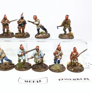 Indianie Muskets & Tomahawks 1 x9. Metal 12-9
