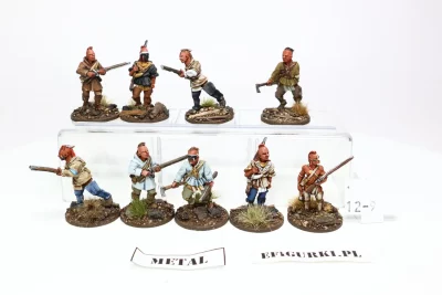 Indianie Muskets & Tomahawks 1 x9. Metal 12-9