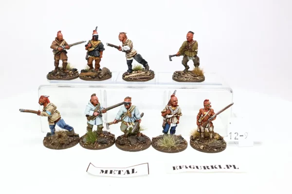 Indianie Muskets & Tomahawks 1 x9. Metal 12-9