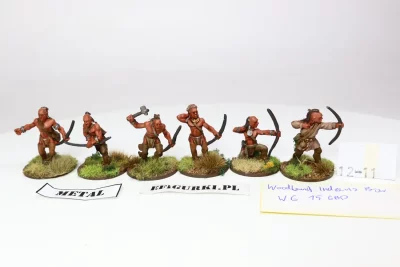 Woodland Indians. Black powder Warlord games 12-11