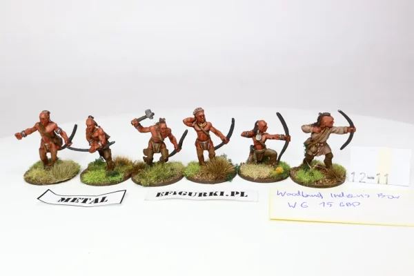 Woodland Indians. Black powder Warlord games 12-11