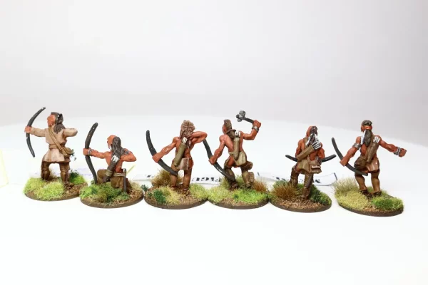 Woodland Indians. Black powder Warlord games 12-11