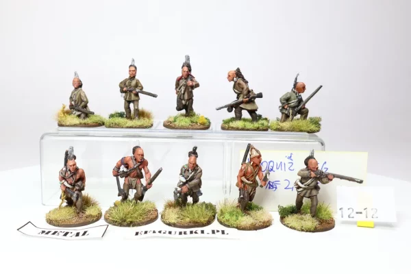 Iroquois Warriors Black powder Warlord games. 12-12