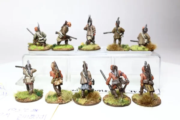 Iroquois Warriors Black powder Warlord games. 12-12