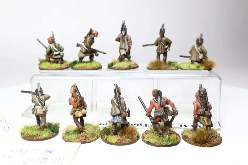Iroquois Warriors Black powder Warlord games. 12-12