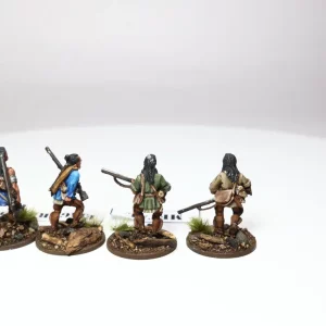 Last of the Mohicans. Black powder Warlord games. 12-13