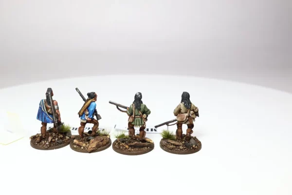 Last of the Mohicans. Black powder Warlord games. 12-13