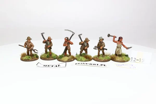 Osadnicy French Indian War. Metal 12-15