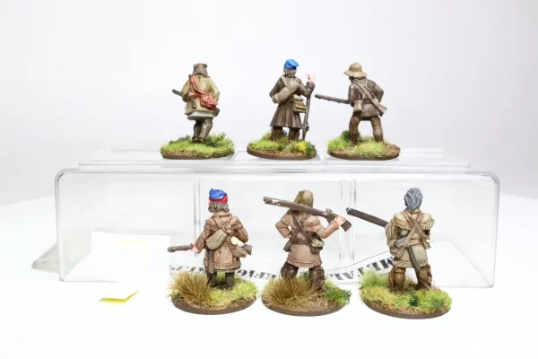 Pogranicznicy French Indian War. Metal 12-16