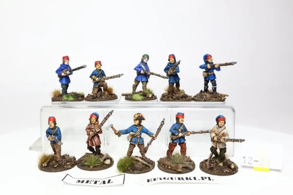 Metal French Indian War North Star Miniatures. Metal French Indian War 12-20 OOP Dowódca
