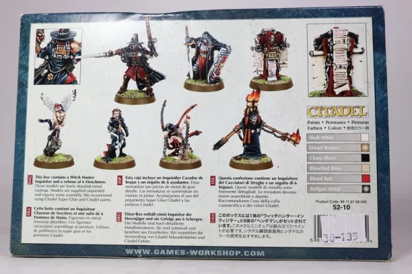 Witch hunter Inquisitor and Retuine. Metal 30-135