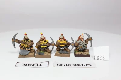 Dwarf Miners Metal. 1-23