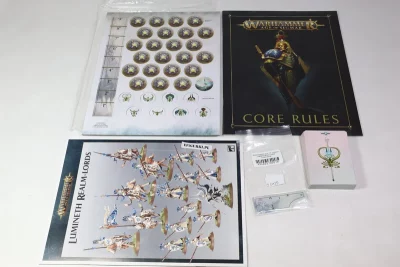 Age of Sigmar – Lumineth Realm-lords Army Set. Miarka karty żetony itd. 35-35