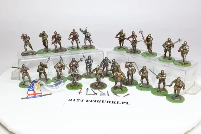 FOOT KNIGHTS 1450-1500 Perry Miniatures. 3124 28 szt