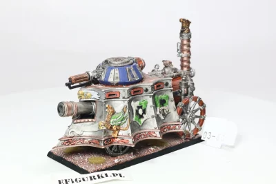 Empire Steam Tank. Konwersja górnej broni Plastik 3-60