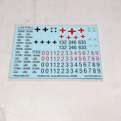 Rubicon Models kalka German Sdkfz 251D. 20-12