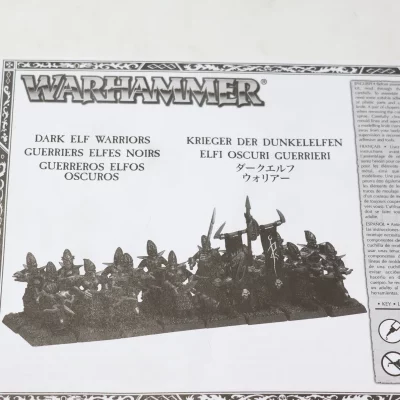 Dark Elf Warriors. Brak Tarcz! 13-16 U4