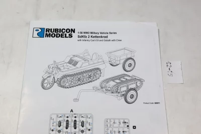 SDKFZ 2 KETTENKRAD. Rubicon models $2-15