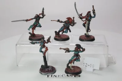 Harlequin Troupe. 12-10 Eldar Finecast