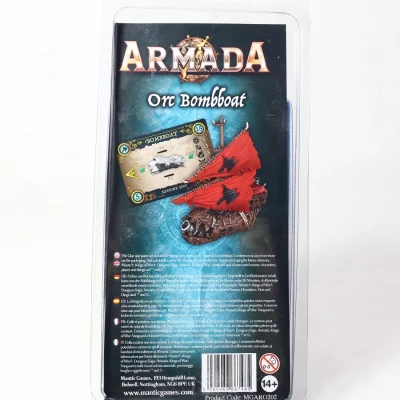 Orc Bombboat Armada Żywica. Mantic UX 29-1