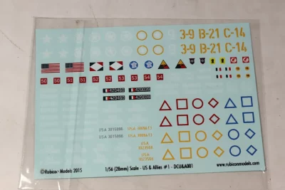 Rubicon Models Us Alies Kalka 28mm. 17-9