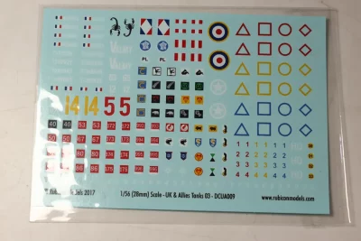 Rubicon Models Us Alies Tank Kalka 28mm. 17-10