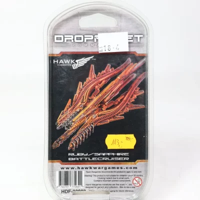 Dropfleet Shaltari Ruby/ Sapphire battlecruisers. U7 Żywica Lt18-4