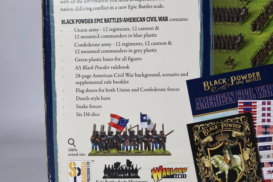 Black Powder American Civil War. 13,5mm Plastik 15-1 U7