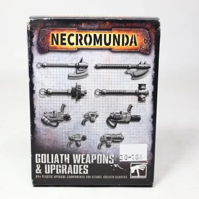 Necromunda Goliath weapons upgrades. 30-186 Plastik U7. Wypr