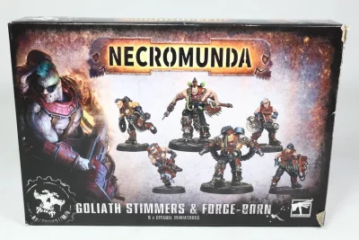 Necromunda Goliath Stimmers Forge born. 30-187 Plastik U7. Wypr