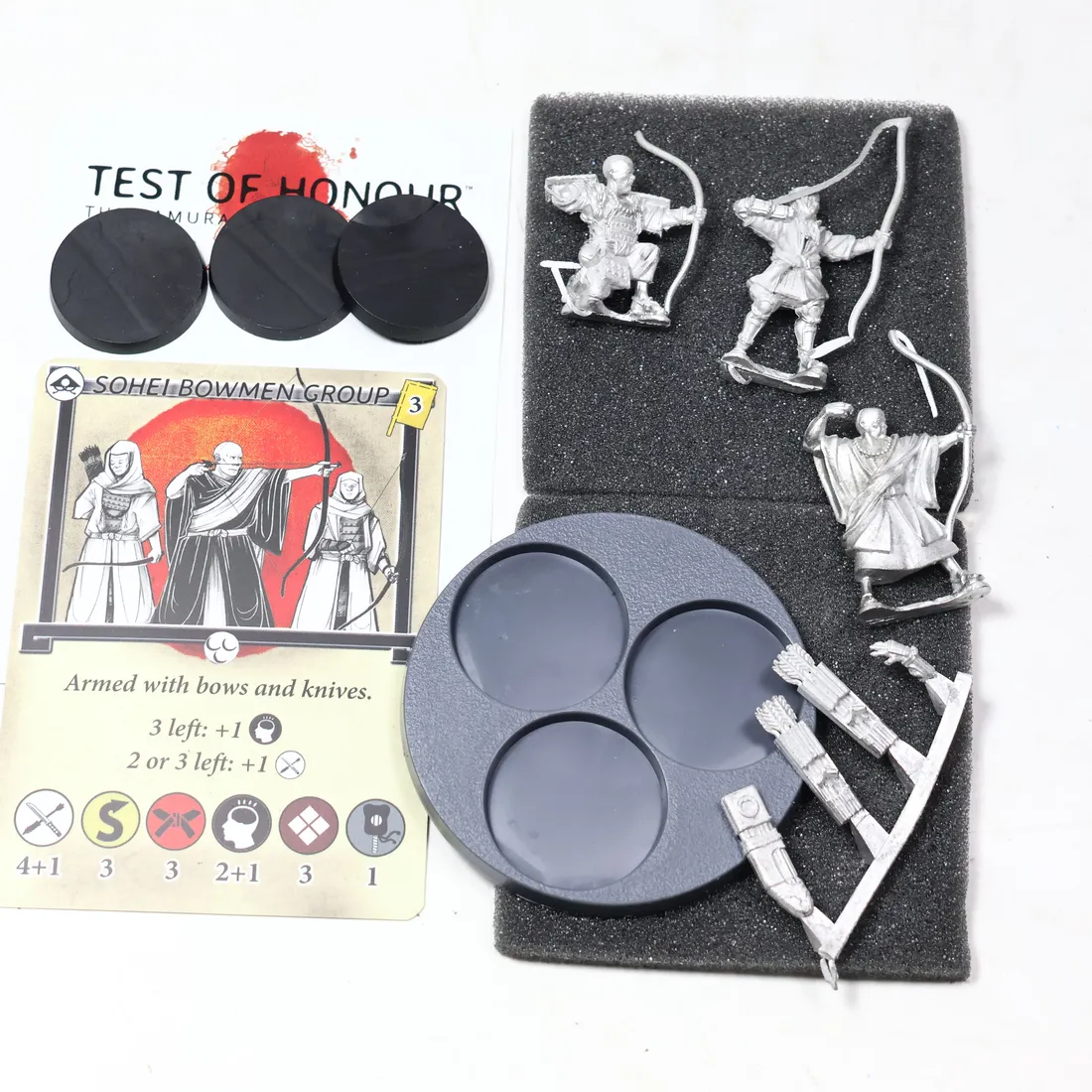 Test Of Honour Sohei Warrior Monk Archers. Metal U7 lt10-12