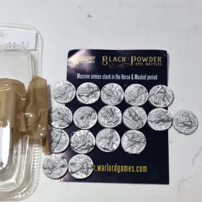Black Powder Epic ACW CASUALTY MARKERS. Metal U7 lt10-18