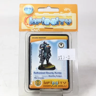 Infinity Mercenaries Authorized Bounty Hunter. Metal U7 lt13-8