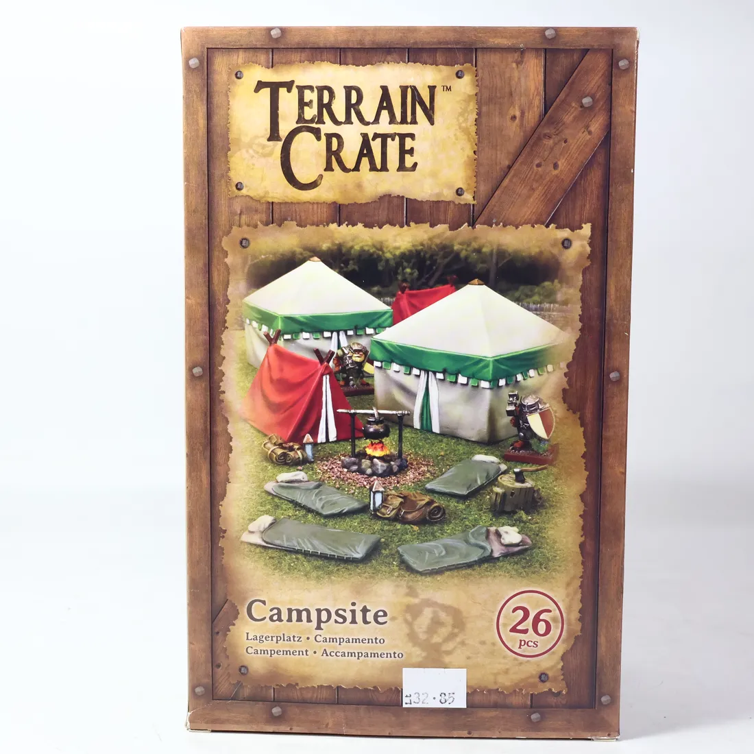 Terrain Crate Campsite Plastik. Mantic U7 32-85