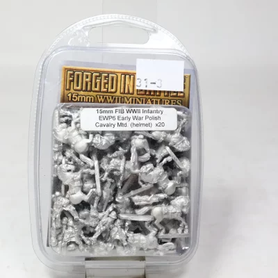 Forged In battle 15mm wczesna kawaleria Polska. Metal Wypr 31-3
