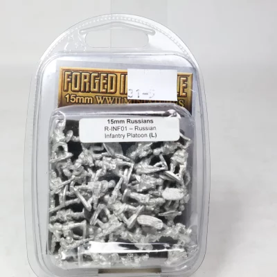 Forged In battle 15mm Russian infantry Platoon. Metal Wypr 31-5