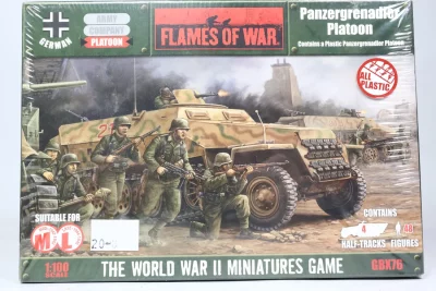 Flames of War Panzergrenadier Platoon GBX76 . Plastik 20-8