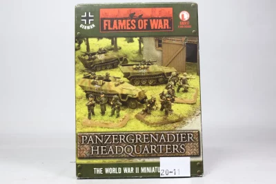 Flames of War Panzergrenadier Headquarters GBX17 . MEtal żywica 20-11
