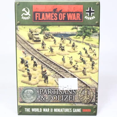 Flames of War Partisans polizei GBX09 . Metal 20-12