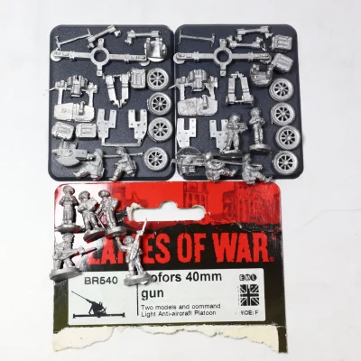 Bofors 40mm gun Br540 British. Metal 22-7