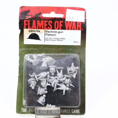 Machine Gun Platoon GBr702 British. Metal Lt12-4