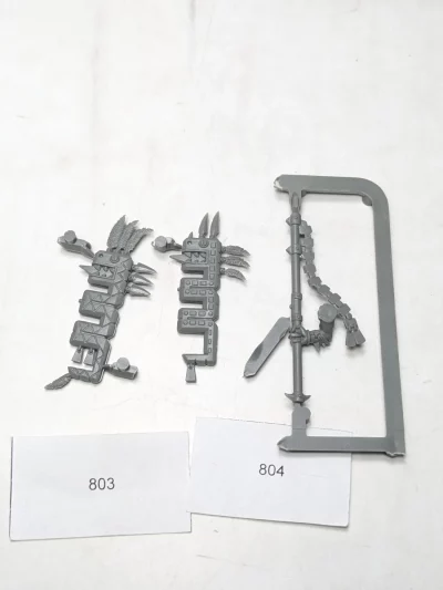 Lizardmen Saurus Plastik Sztandar. 803-4 Bits U7'