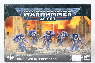 Jump Pack Intercessors. Plastik U10 30-202