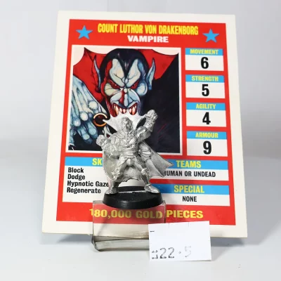 Luthor Von Drakenborg Vampire. Metal Blood Bowl lt22-5