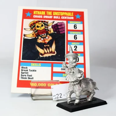 Hthark the unstoppable Blood Bowl. Metal lt22-9