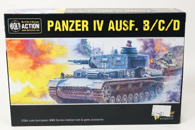 pANZER 4 aUSF b/c/d PLASTIK. bOLT aCTION u14. Plastik metal żywica U14