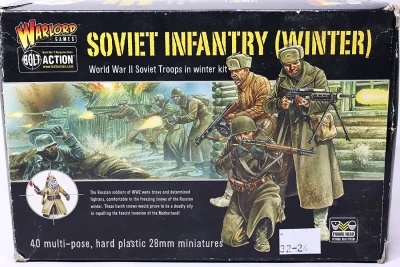 Soviet infantry Winter. Bolt U14 32-24